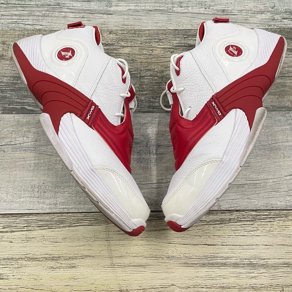 Reebok Other - (RP111) Reebok Answer V Sneaker in White/ Red